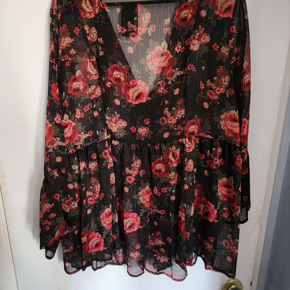 Torrid sheer top
